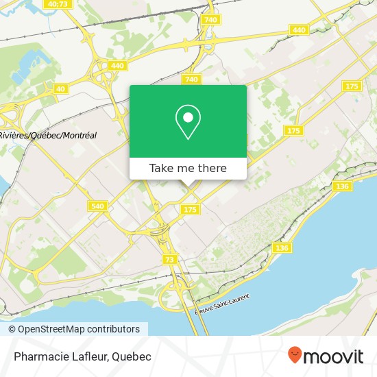 Pharmacie Lafleur map