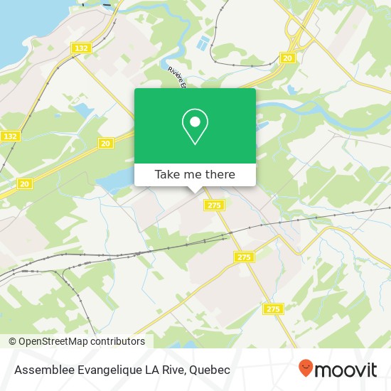 Assemblee Evangelique LA Rive map