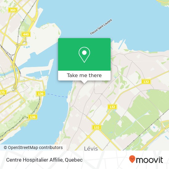 Centre Hospitalier Affilie map