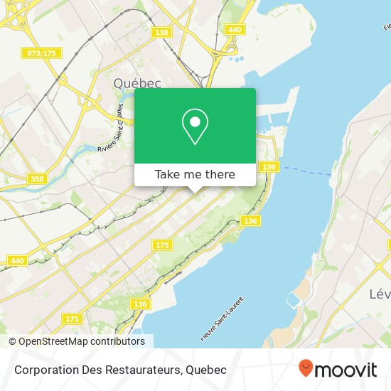 Corporation Des Restaurateurs map