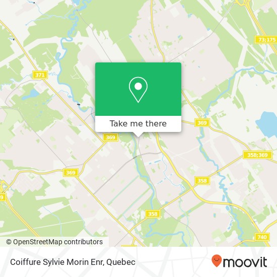 Coiffure Sylvie Morin Enr map