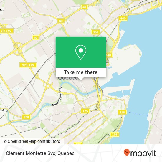 Clement Monfette Svc map