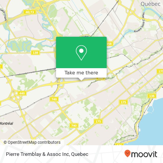 Pierre Tremblay & Assoc Inc map