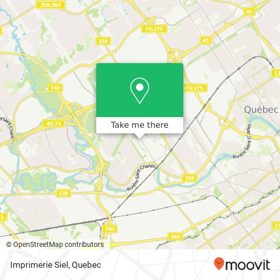 Imprimerie Siel map