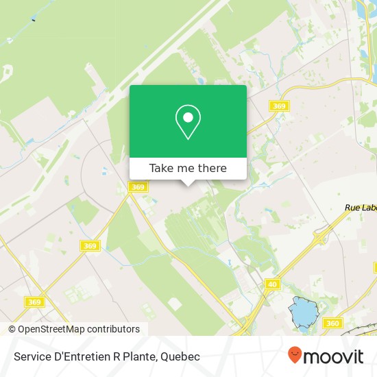 Service D'Entretien R Plante map
