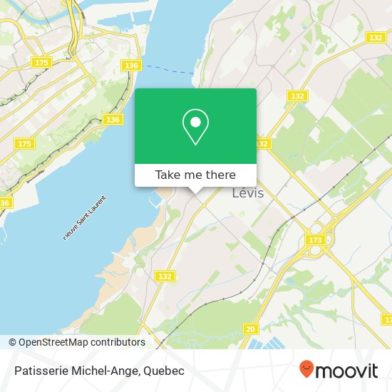 Patisserie Michel-Ange map