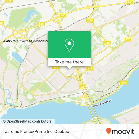 Jardins France-Prime Inc map