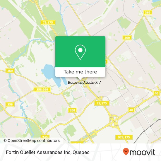Fortin Ouellet Assurances Inc map