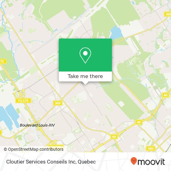 Cloutier Services Conseils Inc map