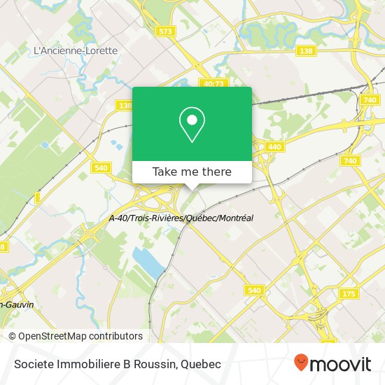 Societe Immobiliere B Roussin map
