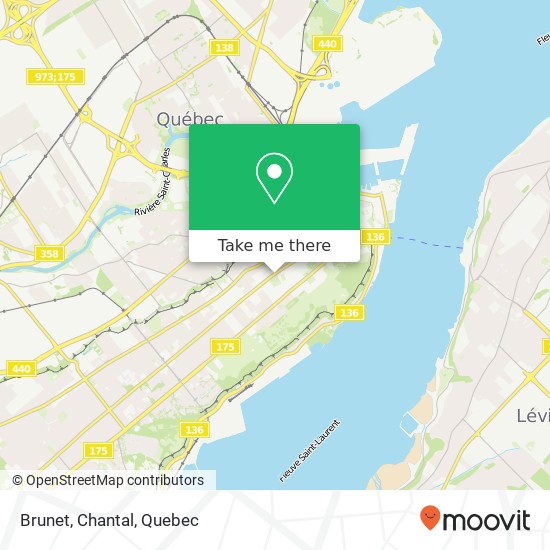 Brunet, Chantal map