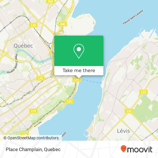 Place Champlain map