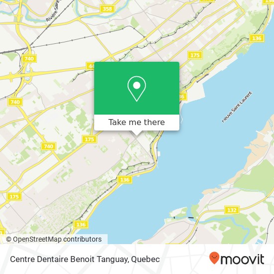 Centre Dentaire Benoit Tanguay map