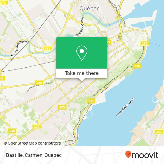 Bastille, Carmen map