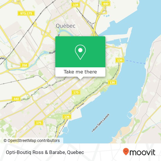 Opti-Boutiq Ross & Barabe map