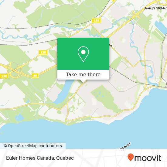Euler Homes Canada map