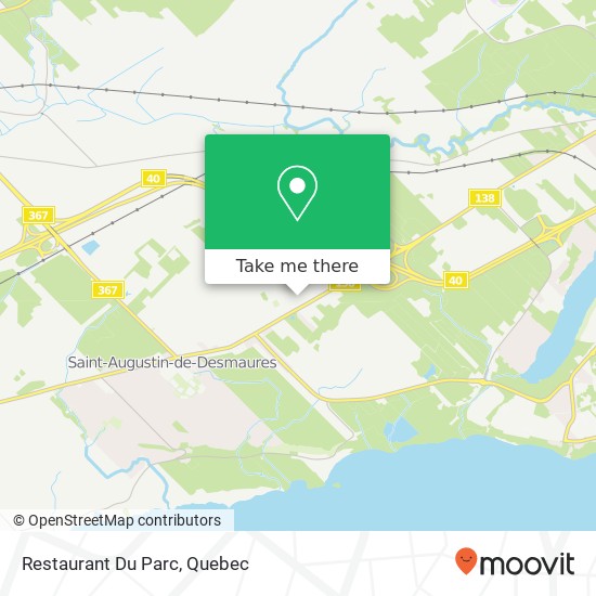 Restaurant Du Parc map