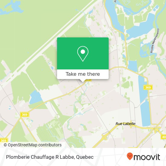 Plomberie Chauffage R Labbe map