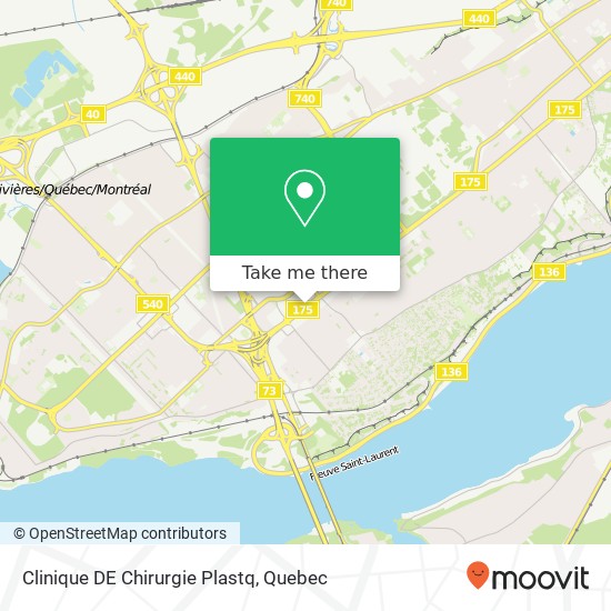 Clinique DE Chirurgie Plastq map