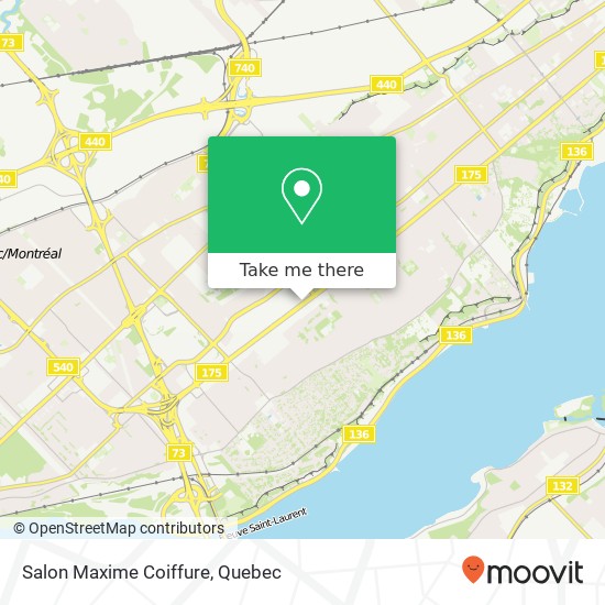Salon Maxime Coiffure map