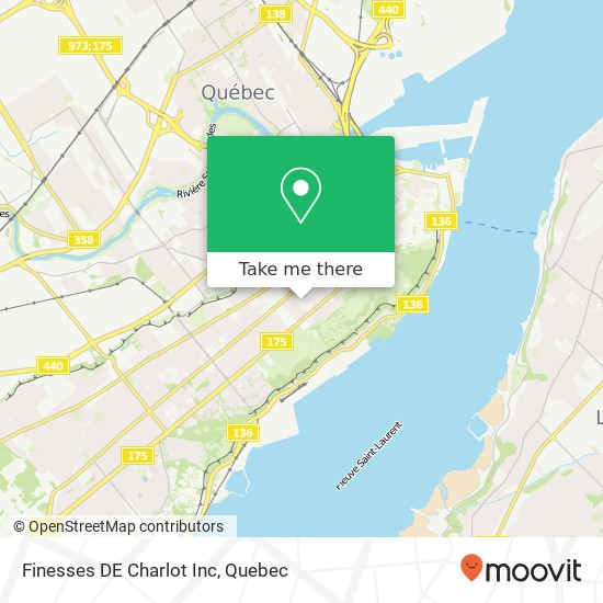 Finesses DE Charlot Inc map