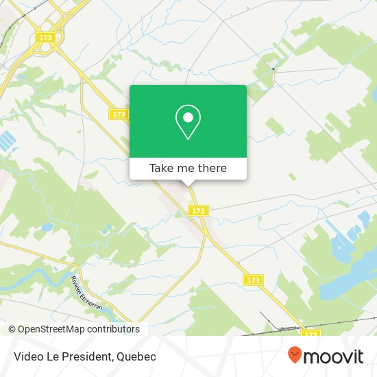 Video Le President map