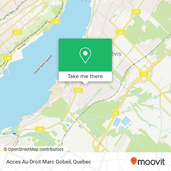 Acces Au Droit Marc Gobeil map