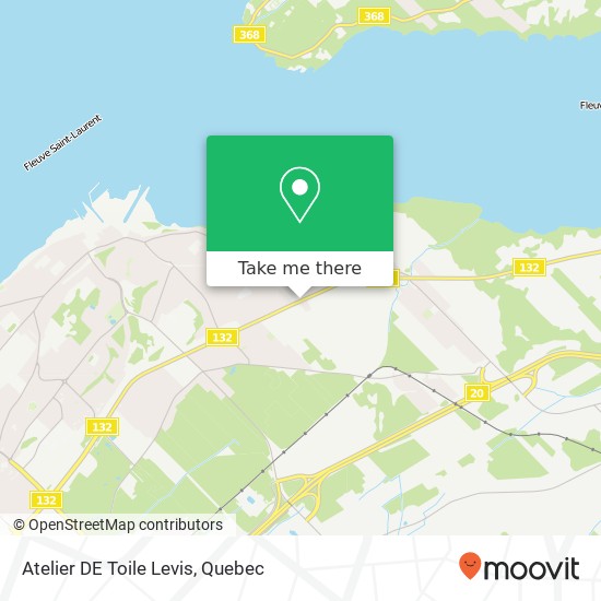 Atelier DE Toile Levis map