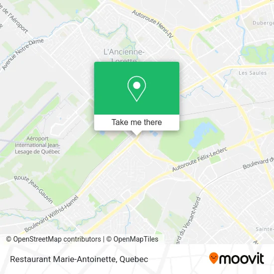 Restaurant Marie-Antoinette map