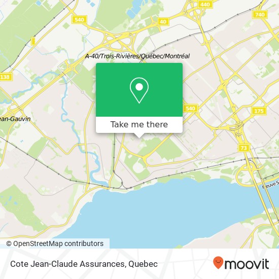Cote Jean-Claude Assurances map