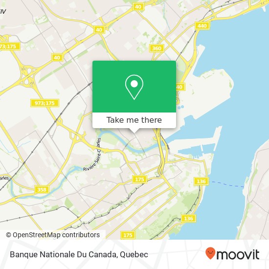 Banque Nationale Du Canada map