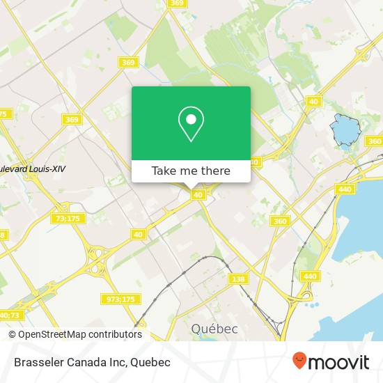 Brasseler Canada Inc map