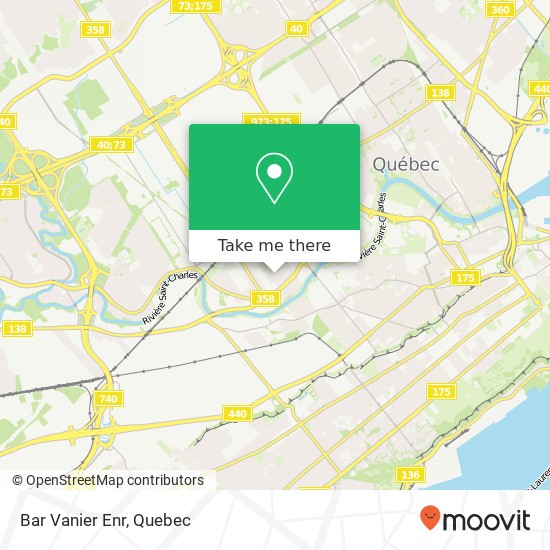 Bar Vanier Enr map