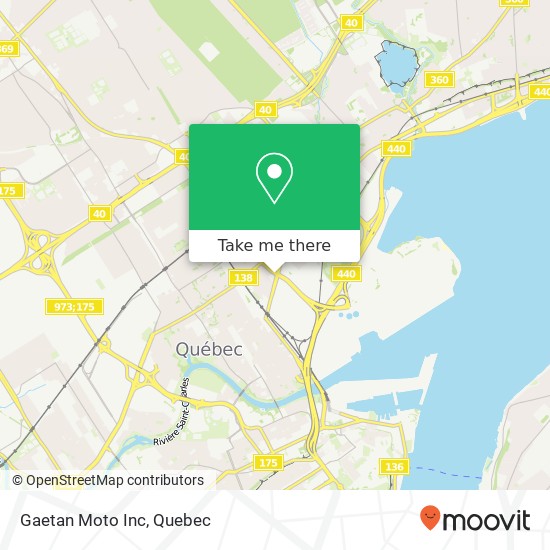 Gaetan Moto Inc map