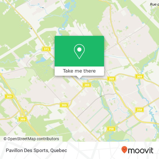 Pavillon Des Sports map