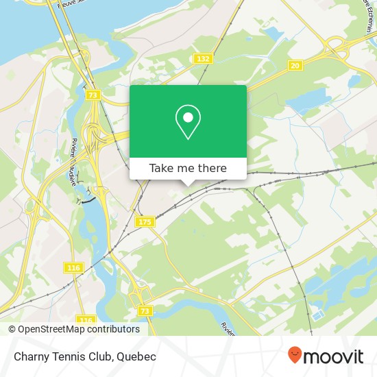 Charny Tennis Club map