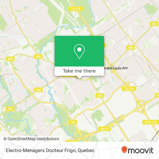 Electro-Menagers Docteur Frigo map