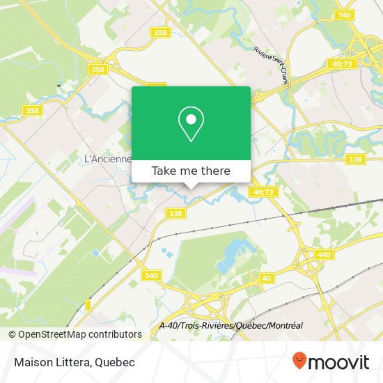 Maison Littera map