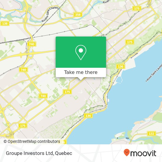 Groupe Investors Ltd map