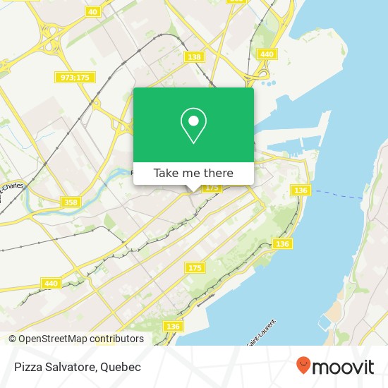 Pizza Salvatore map