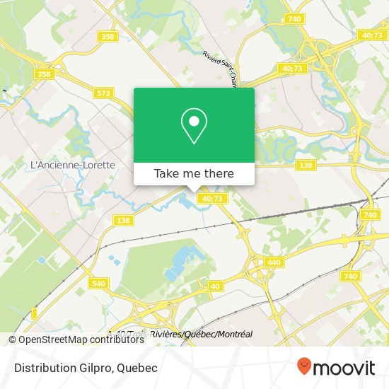 Distribution Gilpro map
