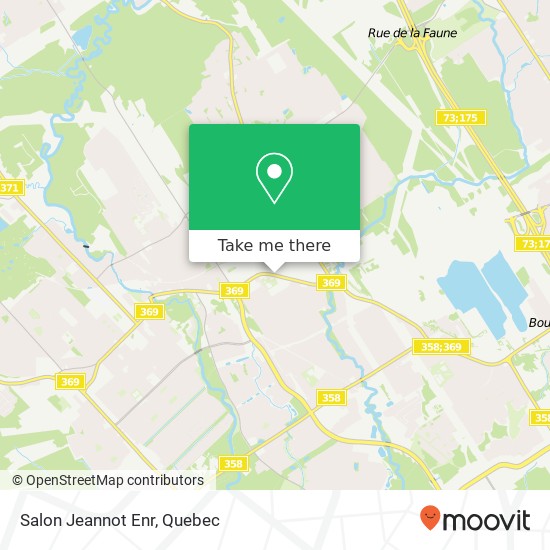 Salon Jeannot Enr map