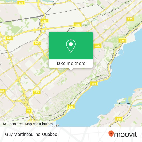 Guy Martineau Inc map