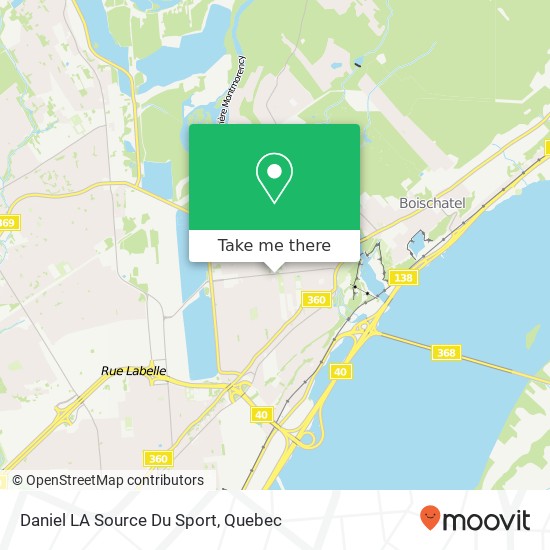 Daniel LA Source Du Sport map