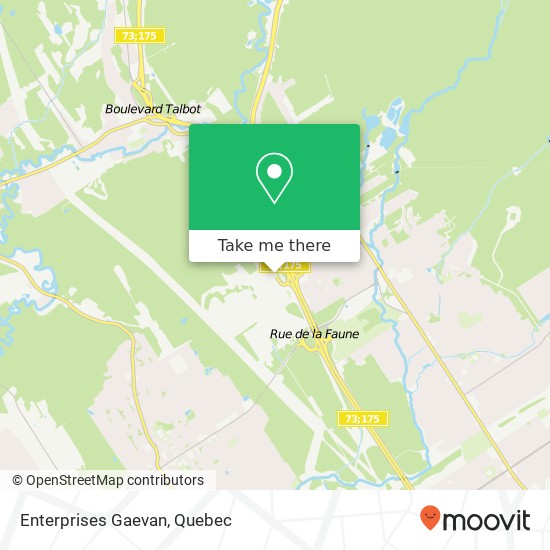 Enterprises Gaevan map