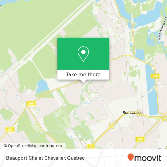 Beauport Chalet Chevalier map