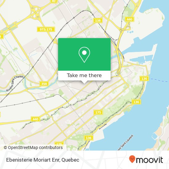 Ebenisterie Moriart Enr map