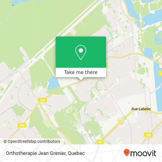 Orthotherapie Jean Grenier map