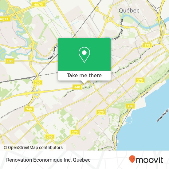 Renovation Economique Inc map