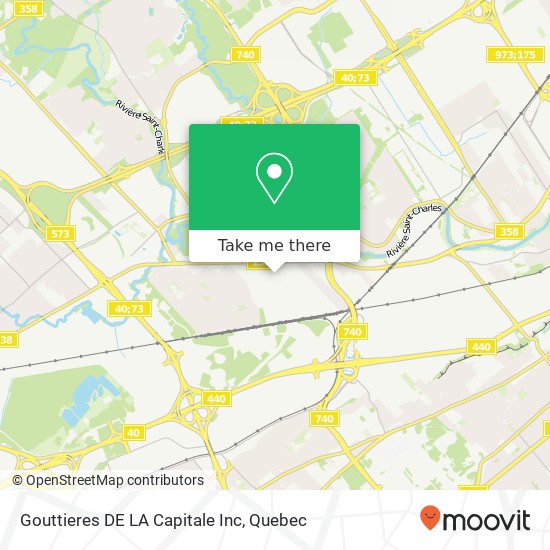 Gouttieres DE LA Capitale Inc map